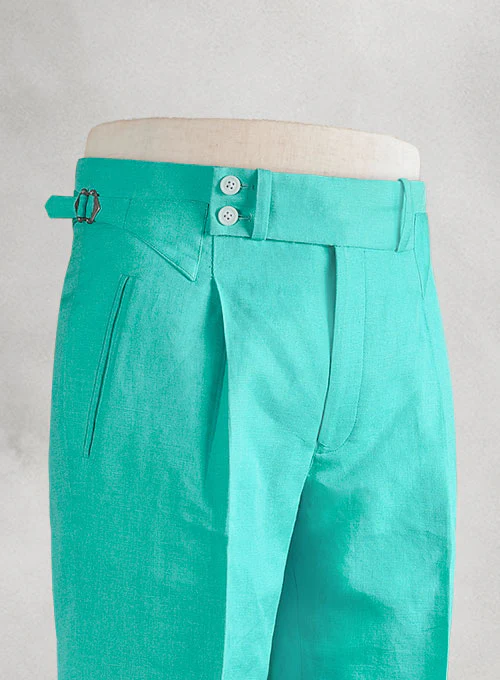 Heritage Linen Trousers - Image 4