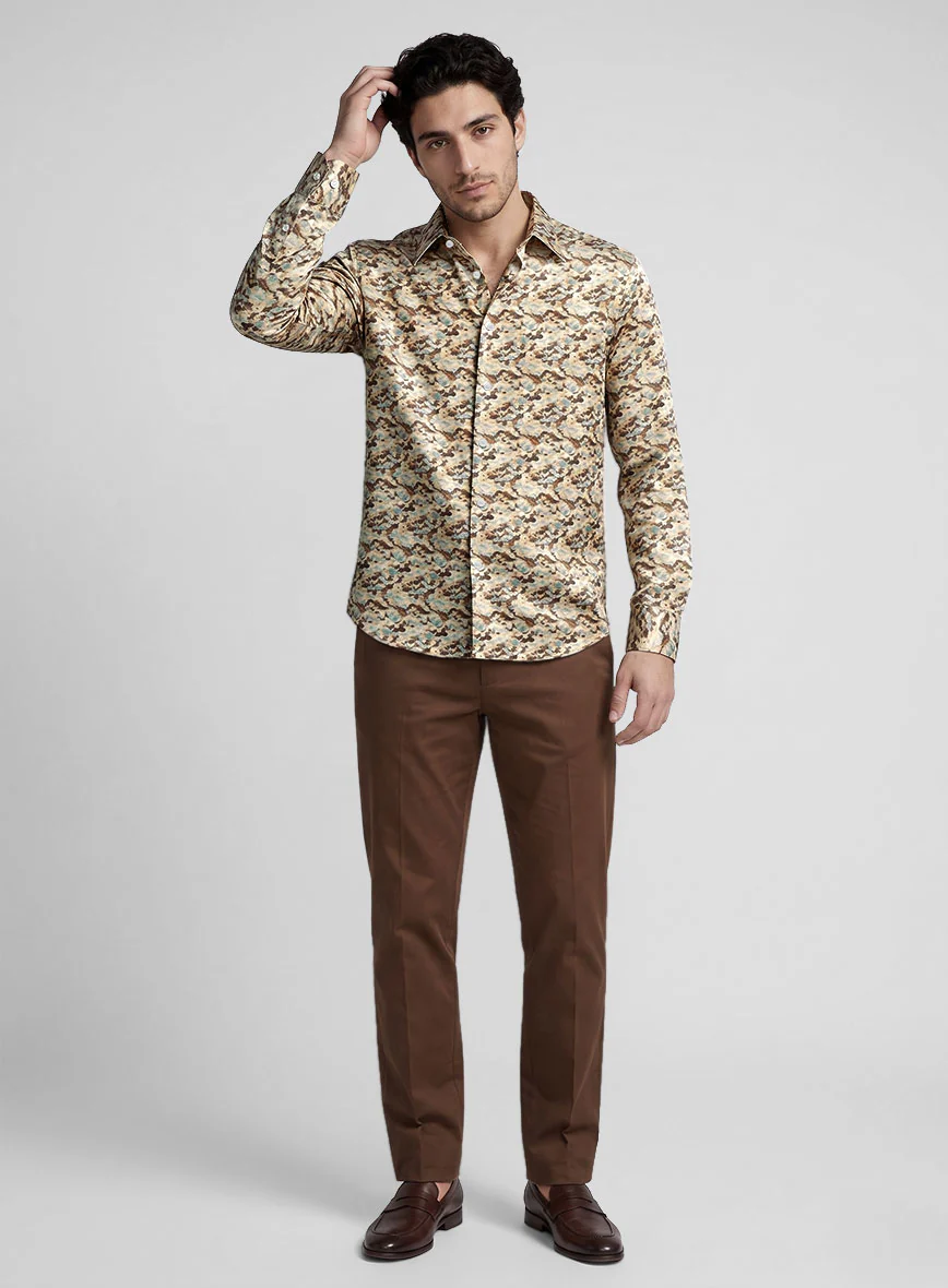 Heritage Mosaic Silk Cotton Shirt - Image 4