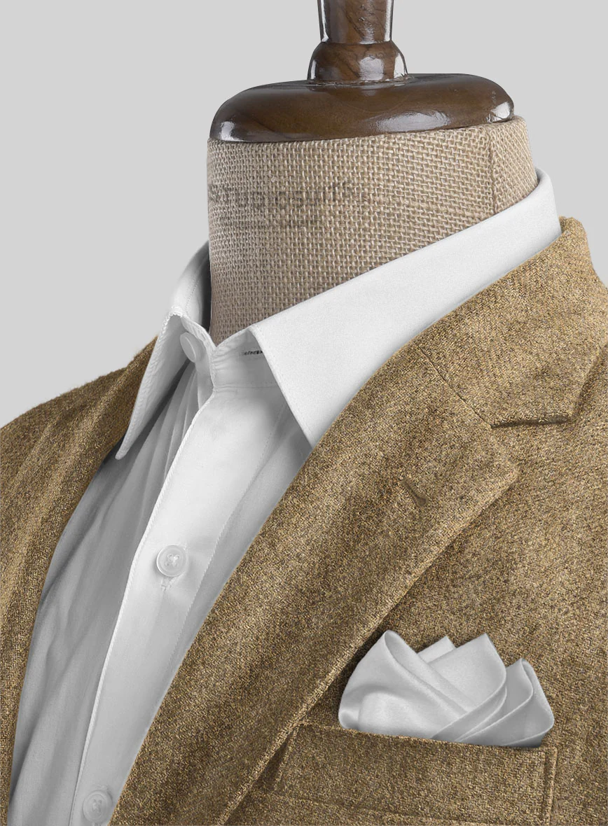 Highlander Beige Herringbone Tweed Jacket - Image 3