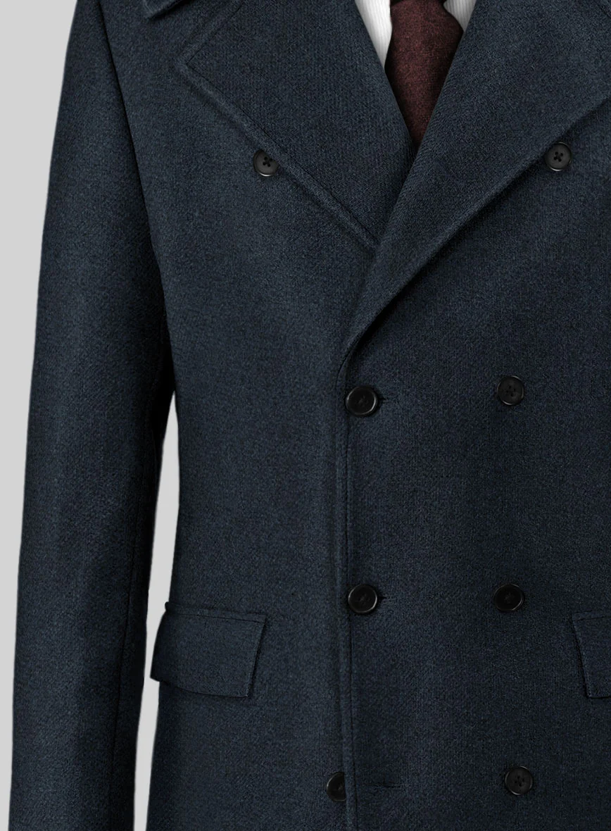 Highlander Blue Tweed GQ Overcoat - Image 2