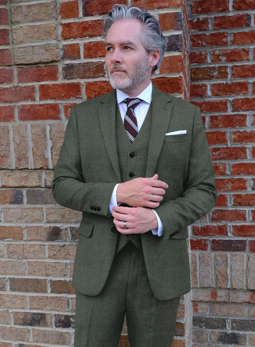 Highlander Bush Green Tweed Jacket - Image 2