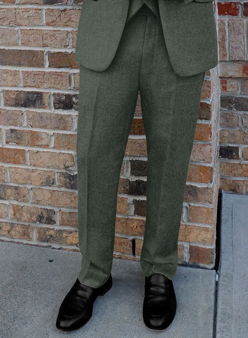 Highlander Bush Green Tweed Pants - Image 2