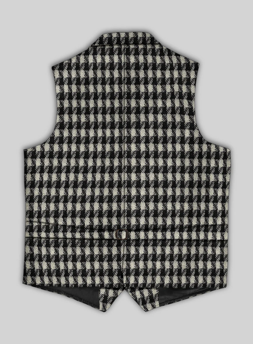 Highlander BW Bold Box Tweed Hunting Vest - Image 2