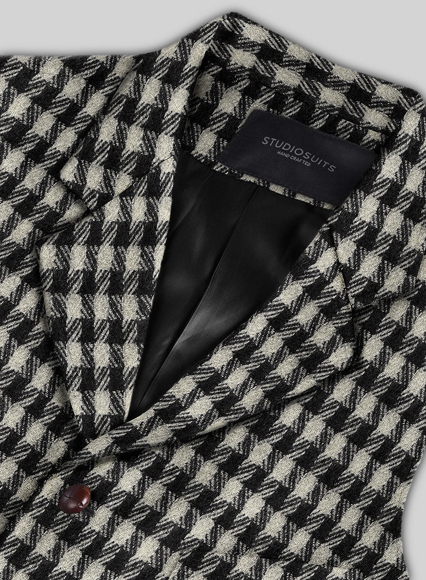 Highlander BW Bold Box Tweed Hunting Vest - Image 4