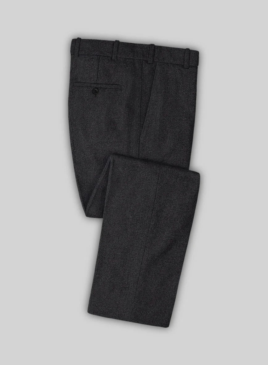 Highlander Charcoal Tweed Double Breasted Suit - Image 3