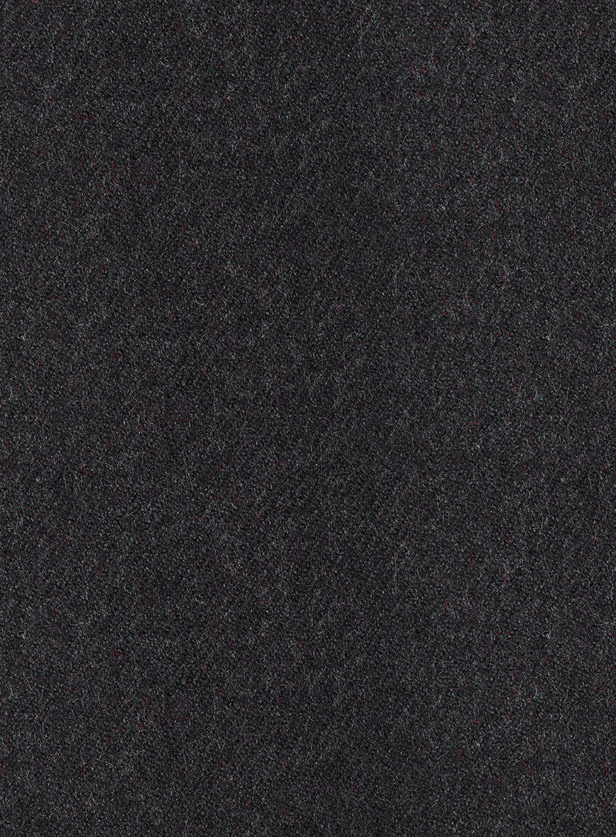 Highlander Charcoal Tweed Pea Coat - Image 3