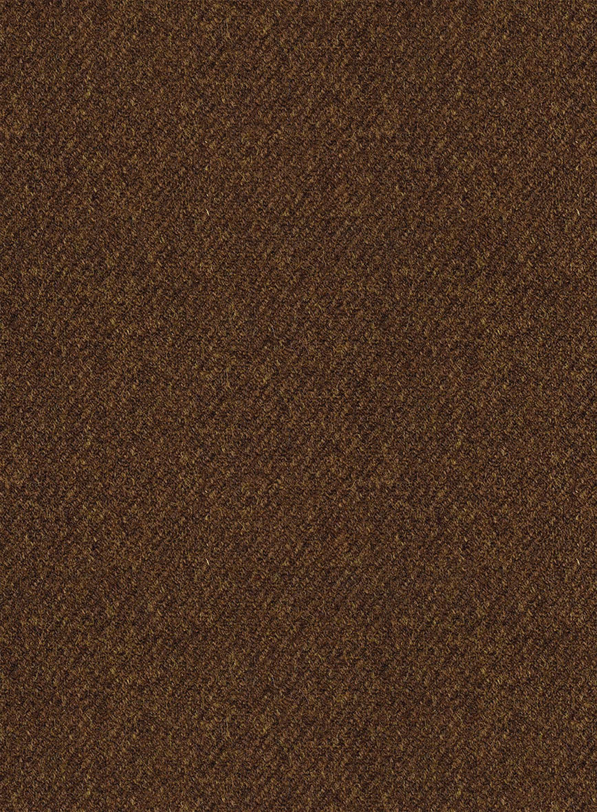 Highlander Coca Brown Tweed Overcoat - Image 4