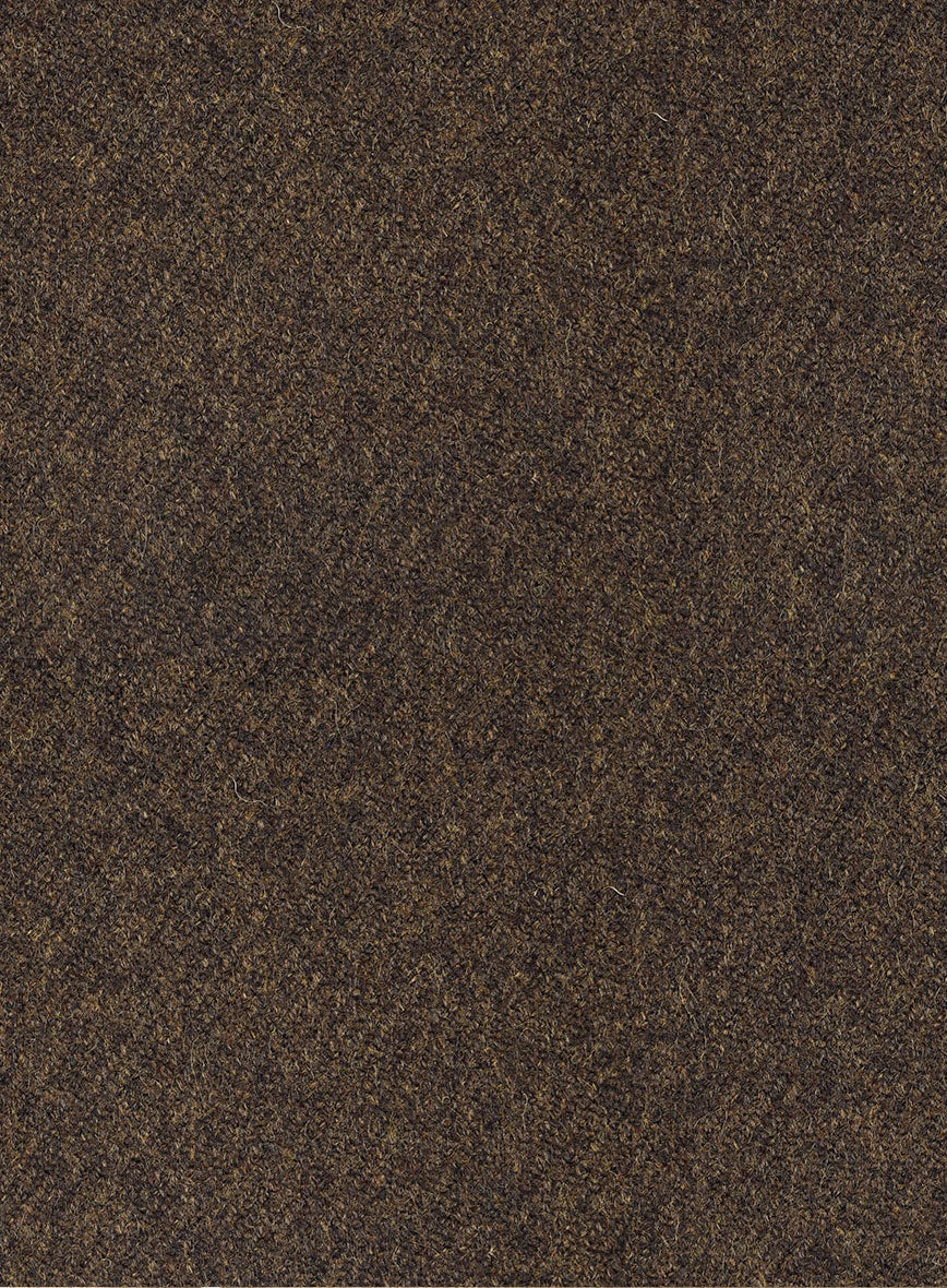 Highlander Dark Brown Tweed GQ Overcoat - Image 3