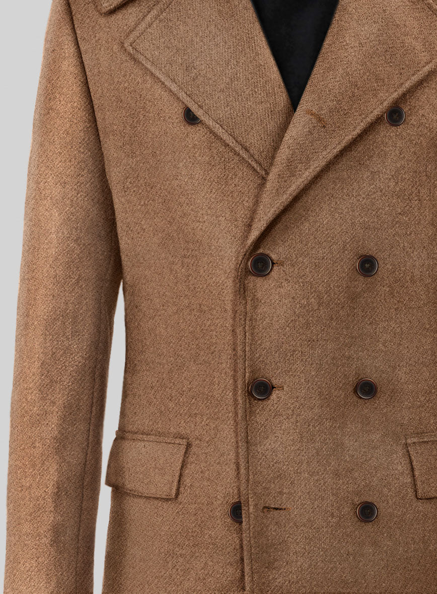 Highlander Earthy Brown Tweed GQ Overcoat - Image 2