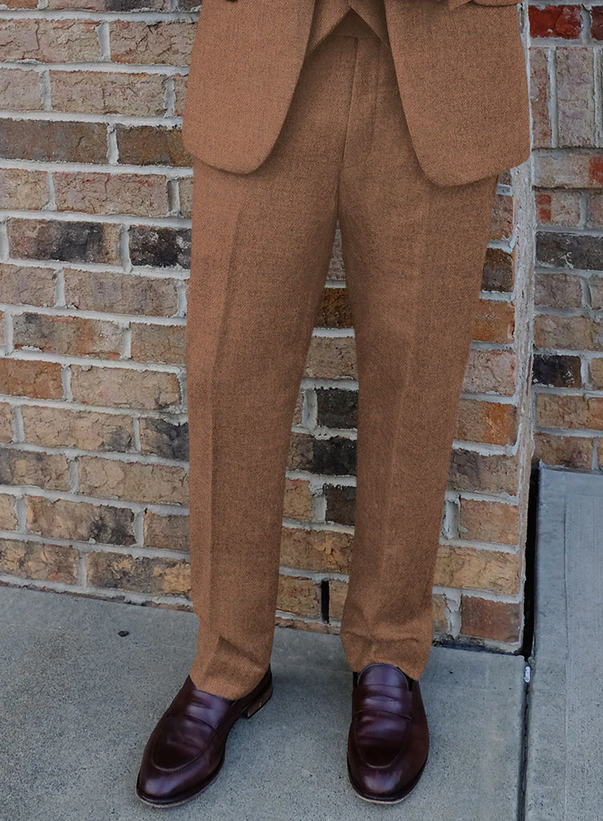 Highlander Earthy Brown Tweed Pants - Image 2