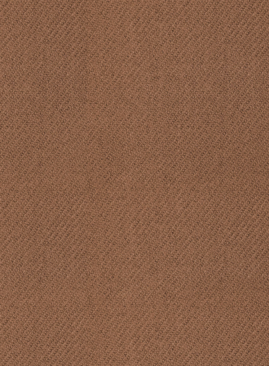 Highlander Earthy Brown Tweed Pea Coat - Image 3