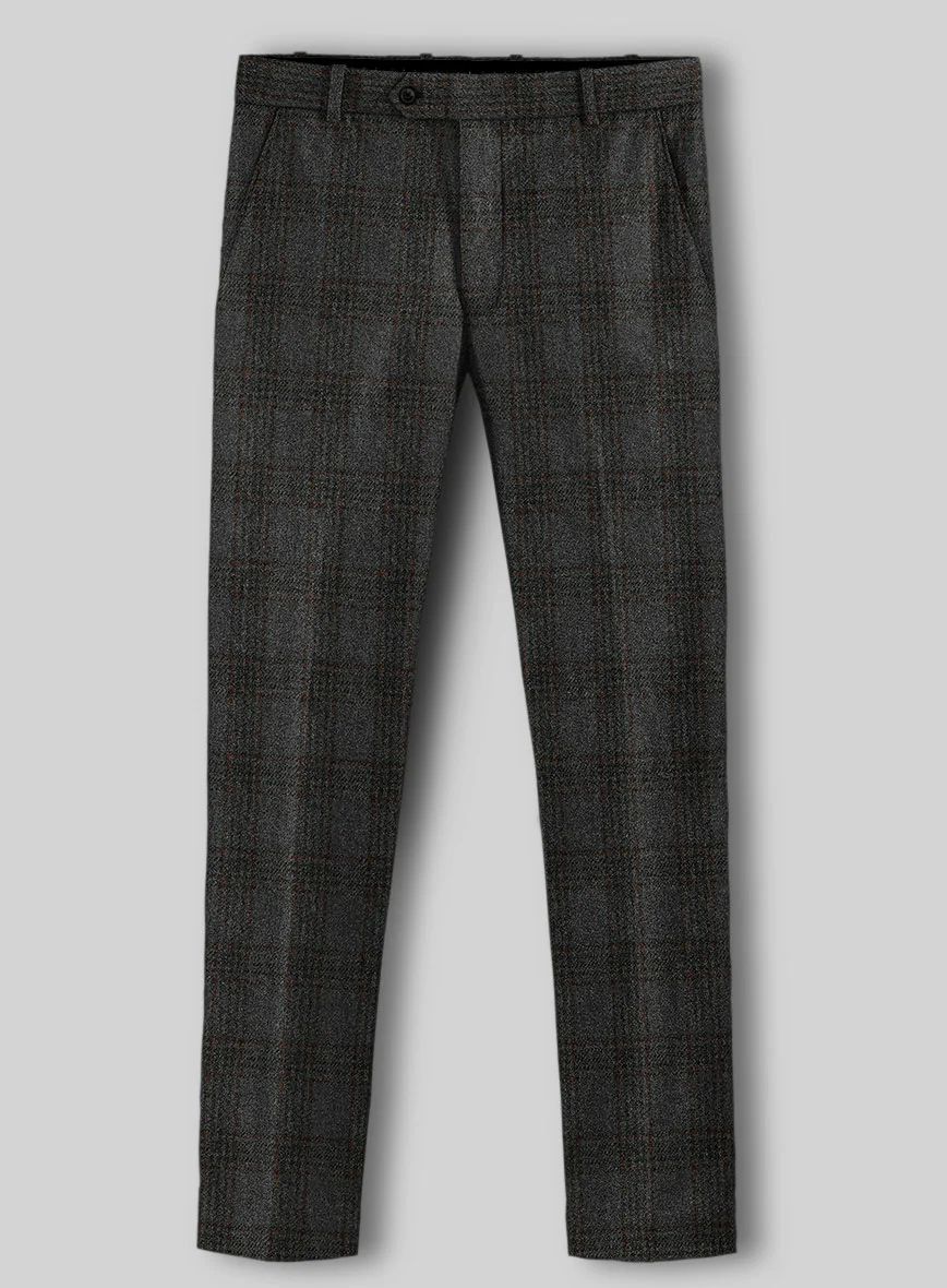 Highlander Gray Classic Check Tweed Suit - Image 5