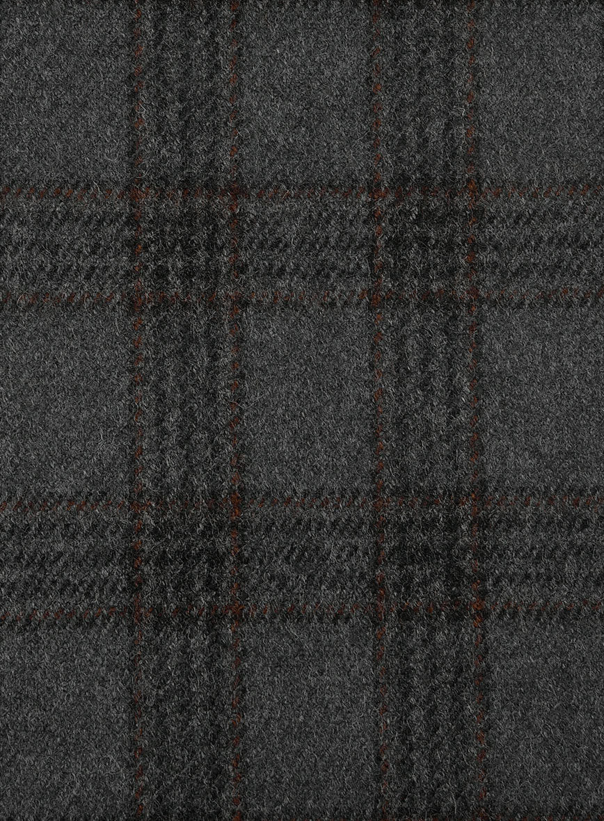Highlander Gray Classic Check Tweed Suit - Image 7