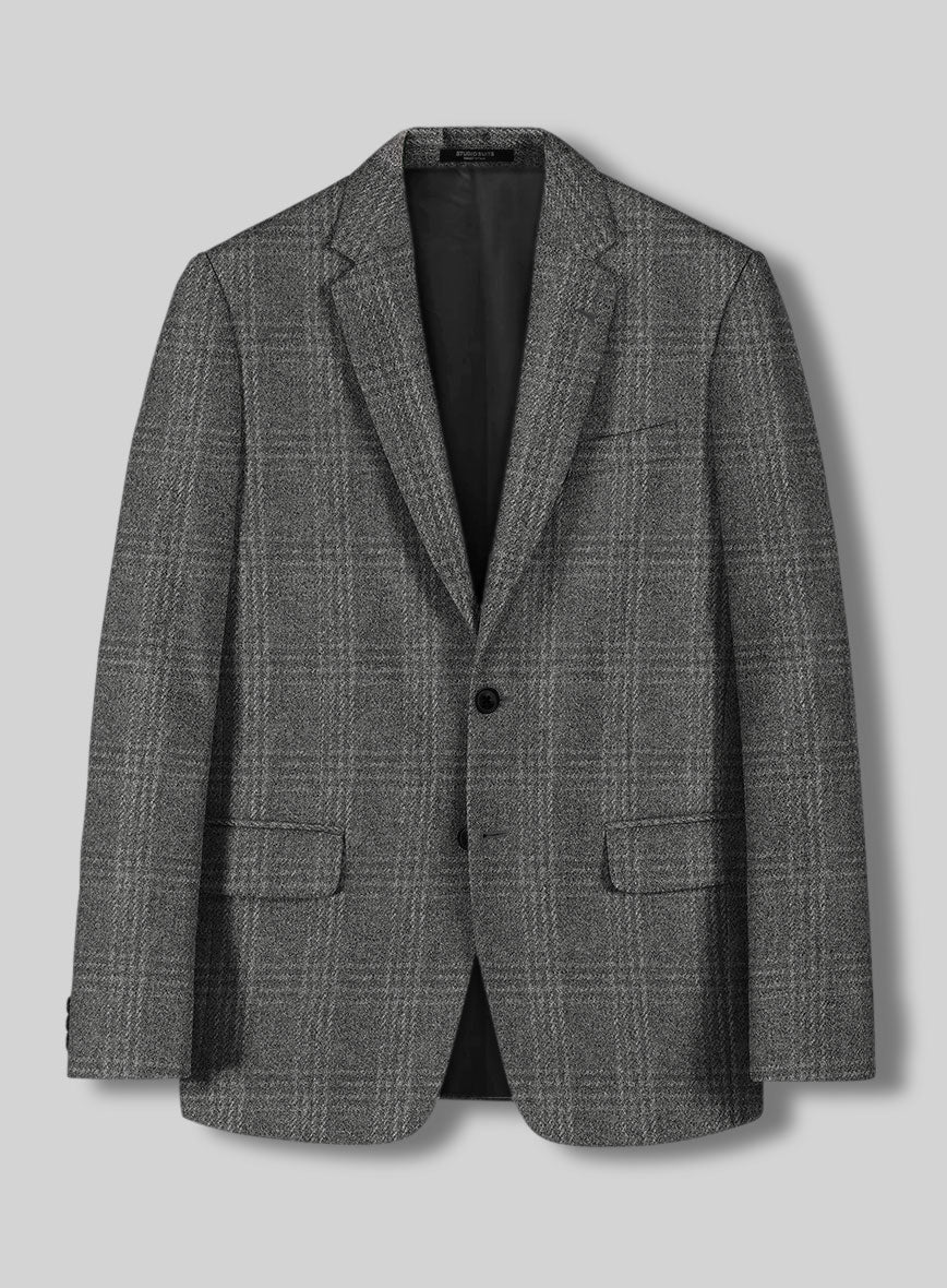 Highlander Gray Tartan Tweed Suit - Image 3