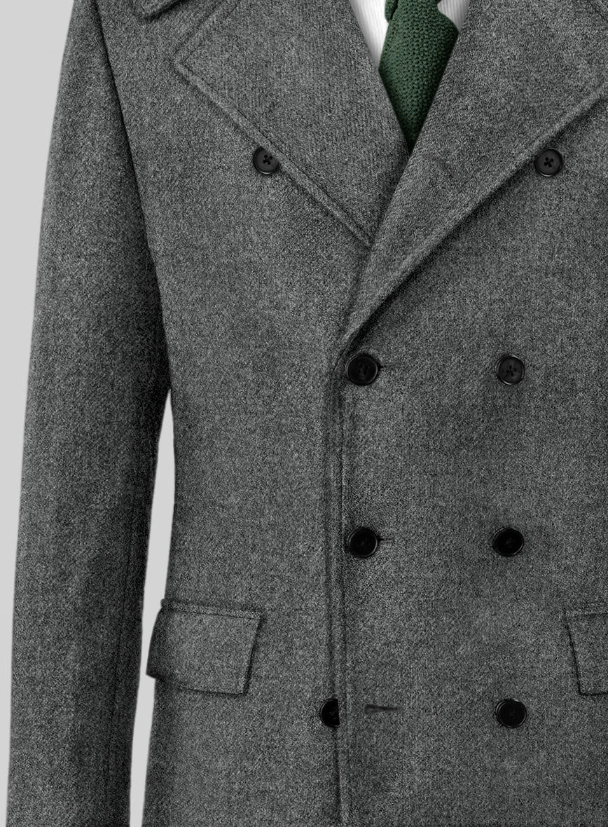 Highlander Gray Tweed GQ Overcoat - Image 2