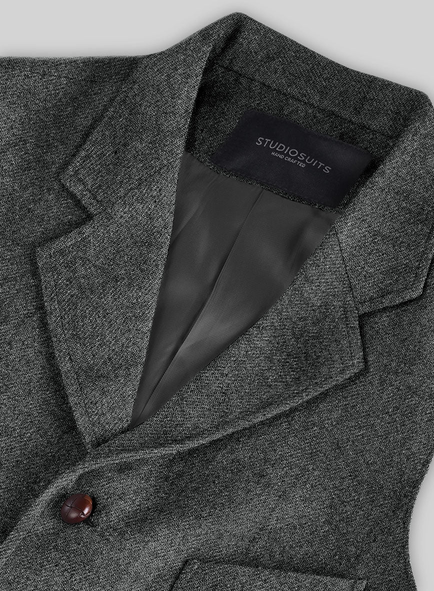 Highlander Gray Tweed Hunting Vest - Image 4