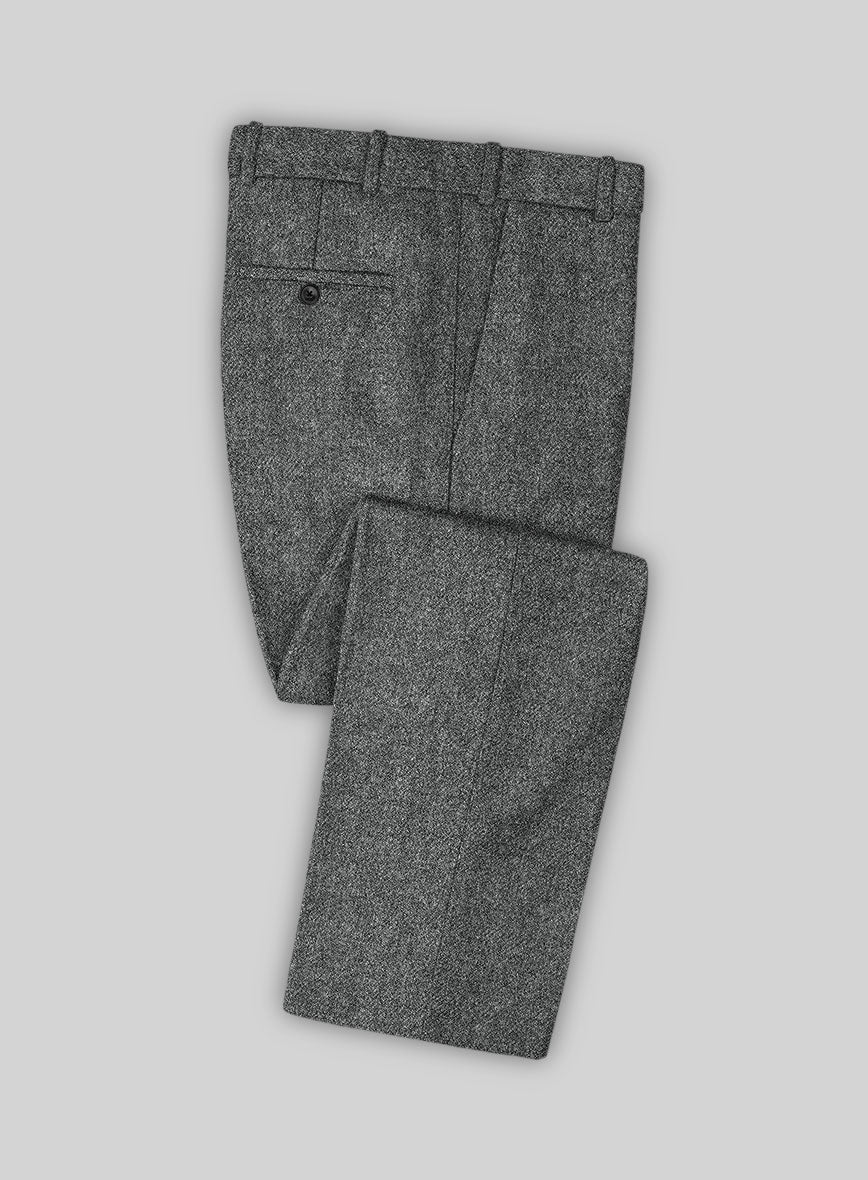 Highlander Gray Tweed Double Breasted Suit - Image 3