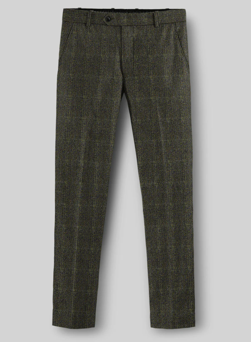 Highlander Green Windowpane Tweed Suit - Image 6
