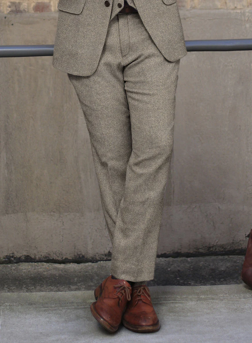 Highlander Greige Tweed Pants - Image 2