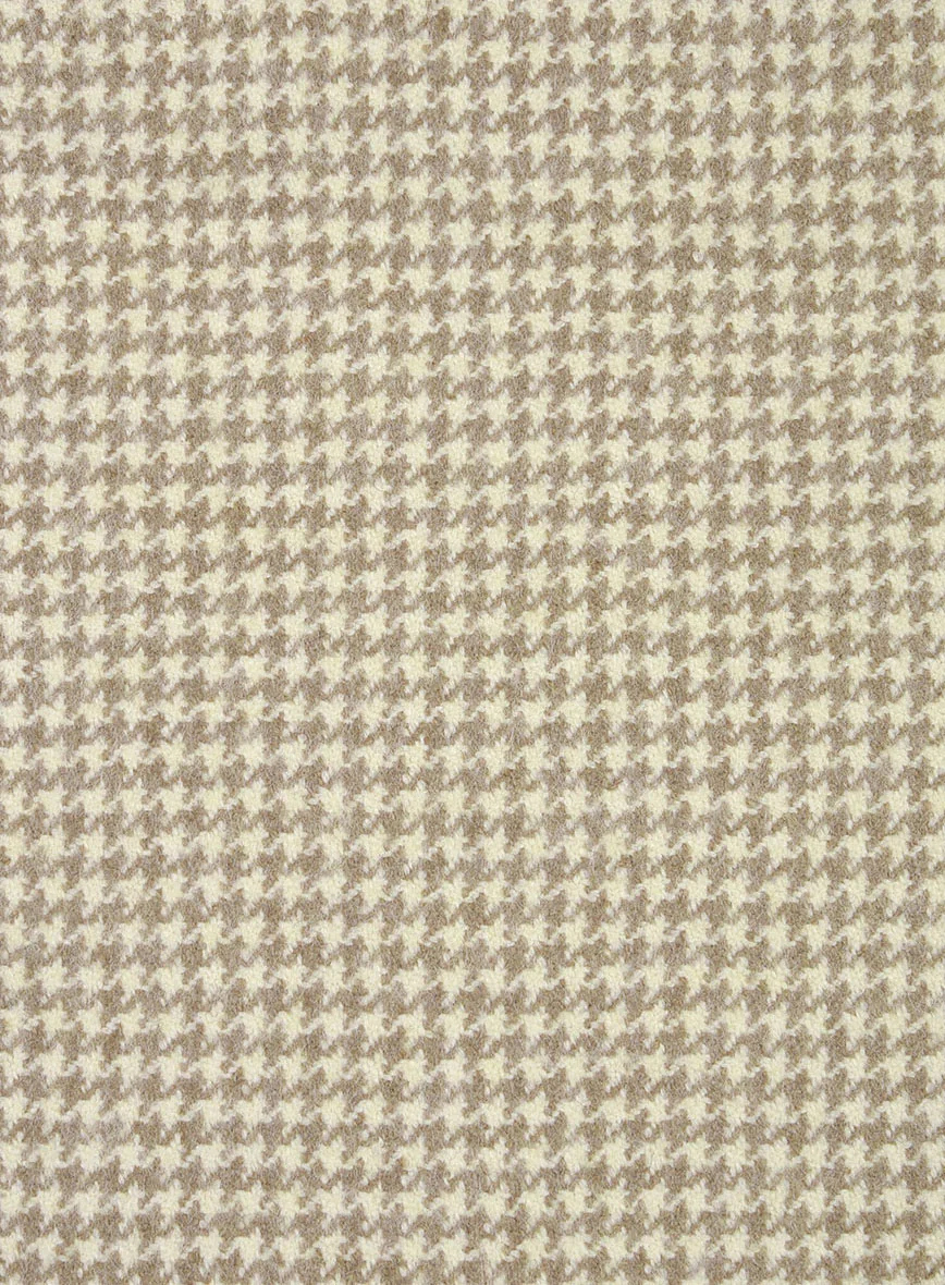 Highlander Heavy Beige Houndstooth Tweed Pants - Image 3