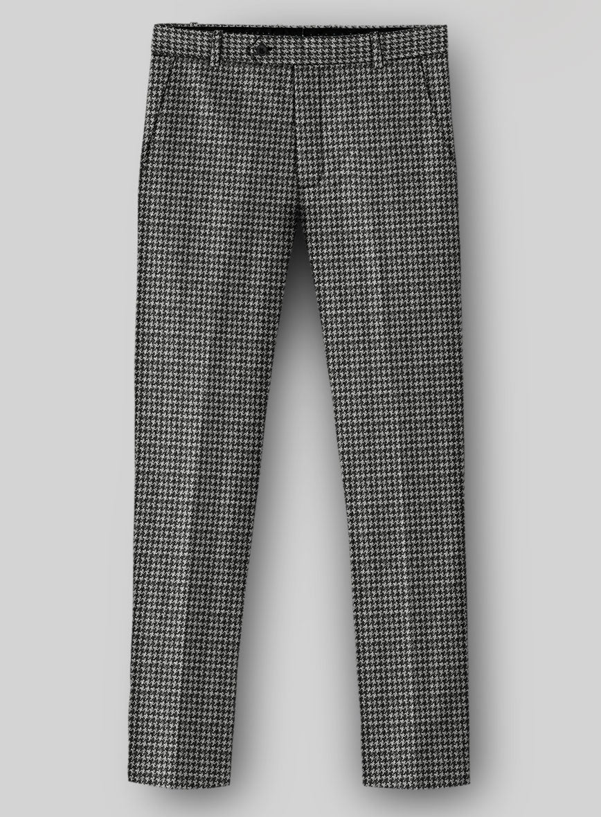 Highlander Heavy Black Houndstooth Tweed Suit - Image 7