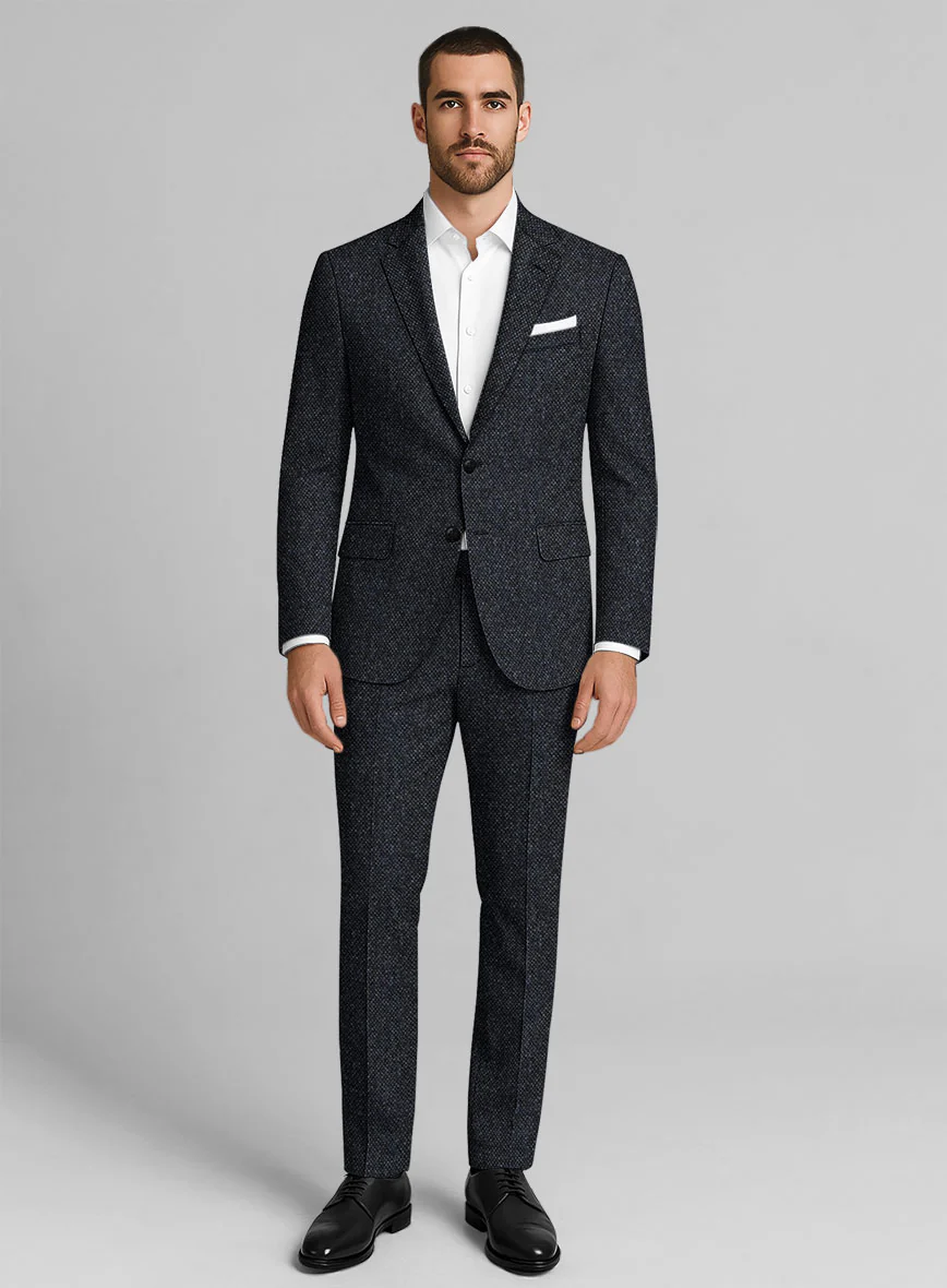Highlander Heavy Blue Bedford Tweed Suit