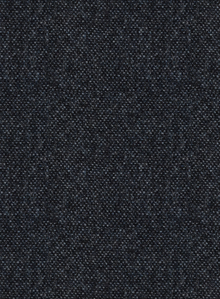Highlander Heavy Blue Bedford Tweed Double Breasted Suit - Image 4
