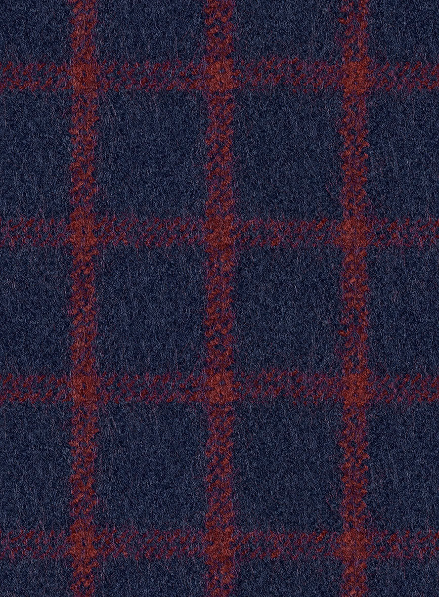 Highlander Heavy Blue Check Tweed Pants - Image 3