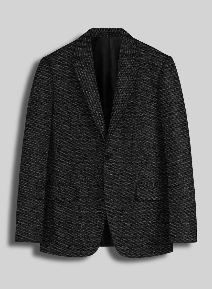 Highlander Heavy Charcoal Bedford Tweed Suit - Image 4