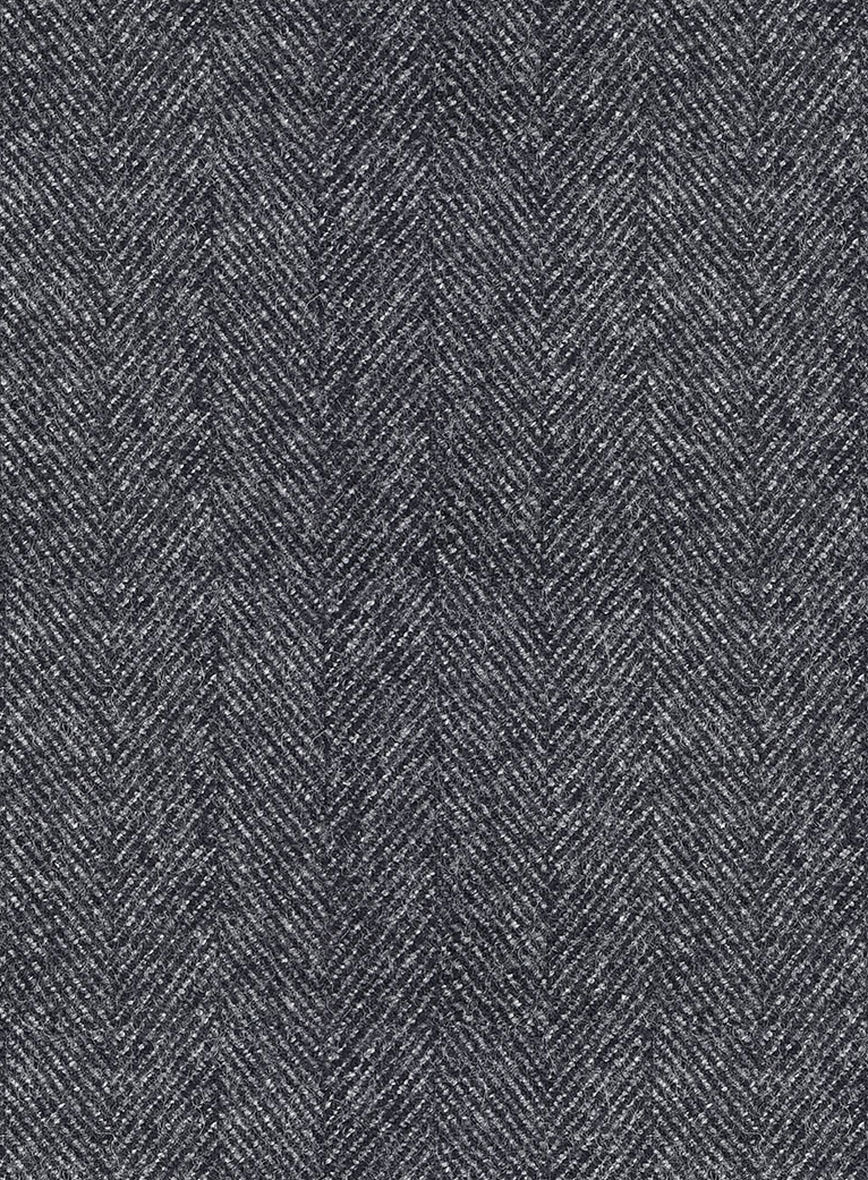 Highlander Heavy Charcoal Herringbone Tweed Pants - Image 3