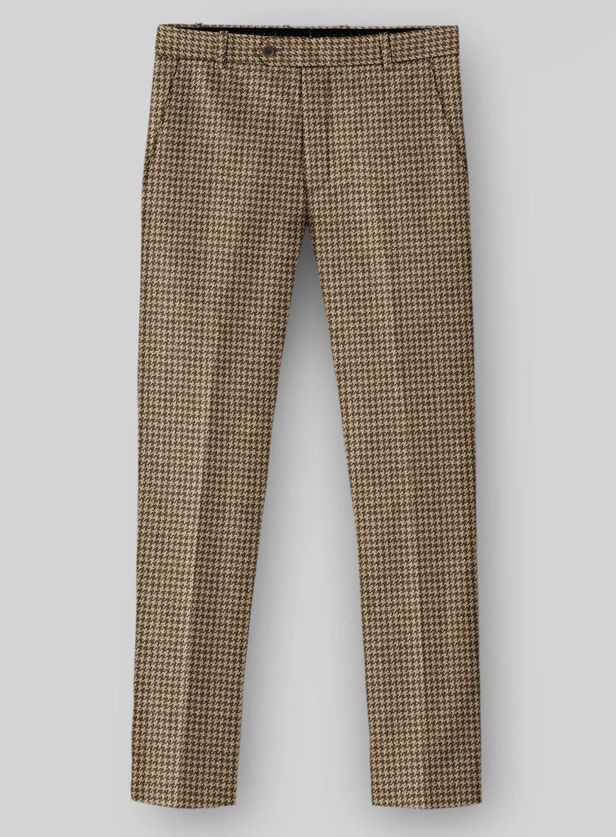 Highlander Heavy Dark Brown Houndstooth Tweed Suit - Image 5