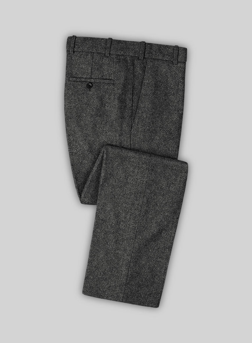 Highlander Heavy Gray Bedford Tweed Double Breasted Suit - Image 3