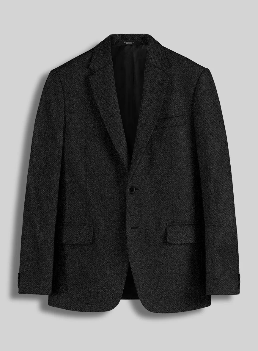 Highlander Heavy Heritage Charcoal Tweed Suit - Image 3