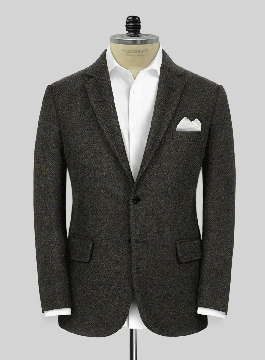 Highlander Heavy Heritage Green Tweed Suit - Image 3
