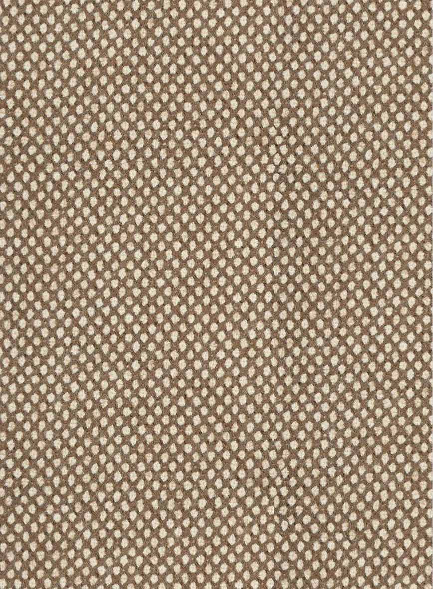 Highlander Heavy Honeycomb Brown Tweed GQ Overcoat - Image 2