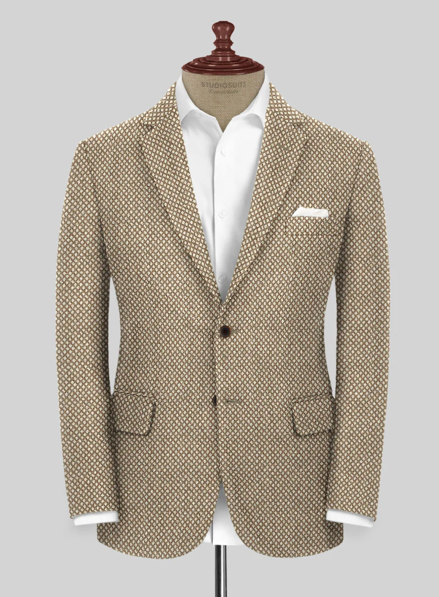 Highlander Heavy Honeycomb Brown Tweed Suit - Image 3