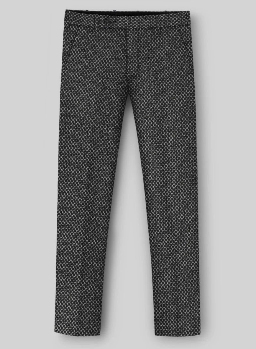 Highlander Heavy Honeycomb Charcoal Tweed Pants - Image 2