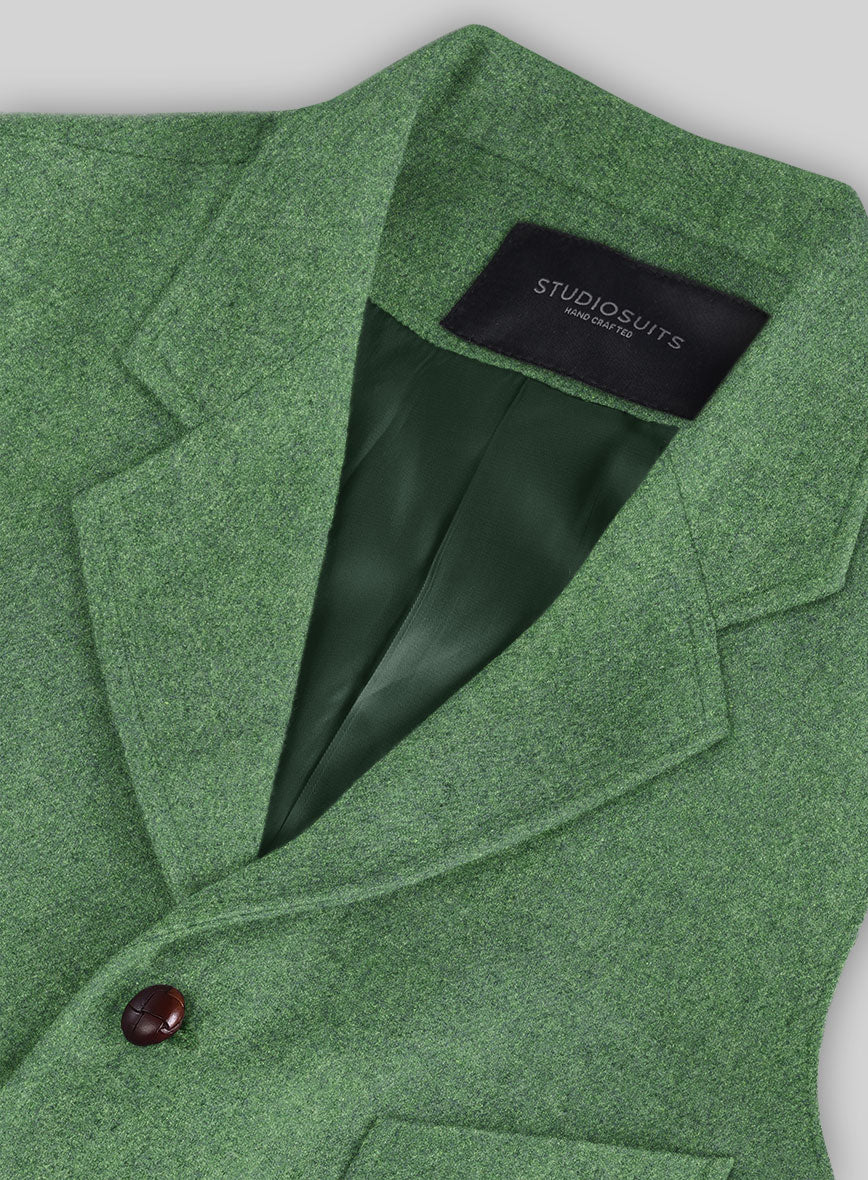 Highlander Heavy Paris Green Tweed Hunting Vest - Image 4