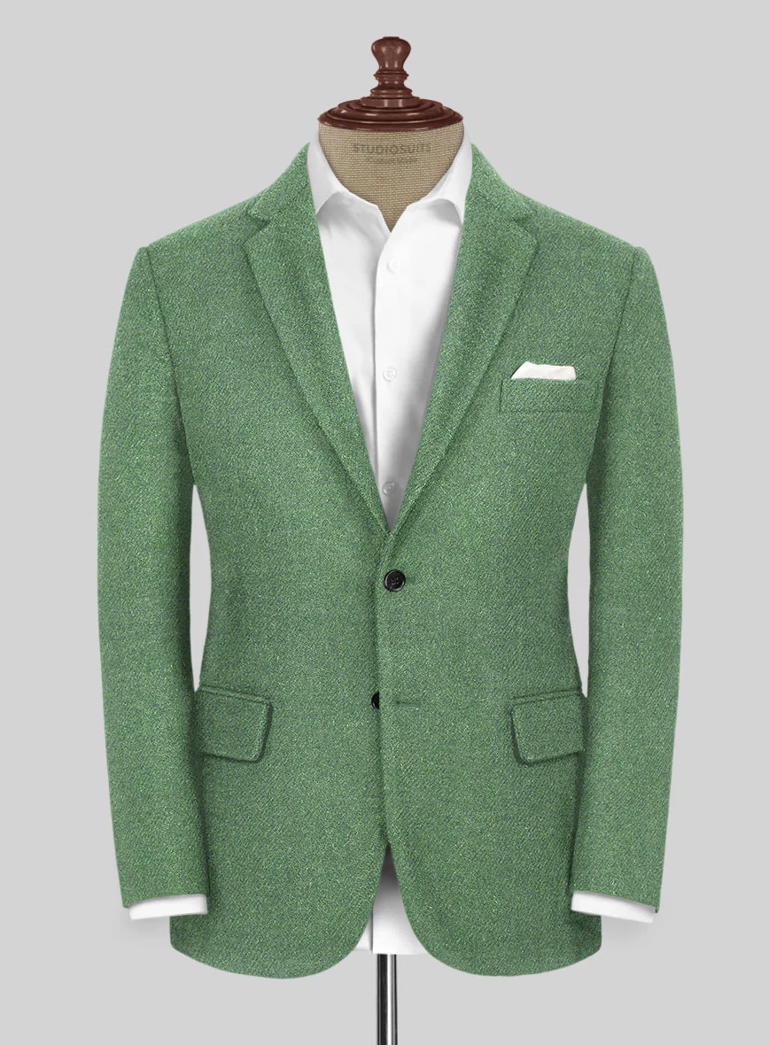 Highlander Heavy Paris Green Tweed Suit - Image 3