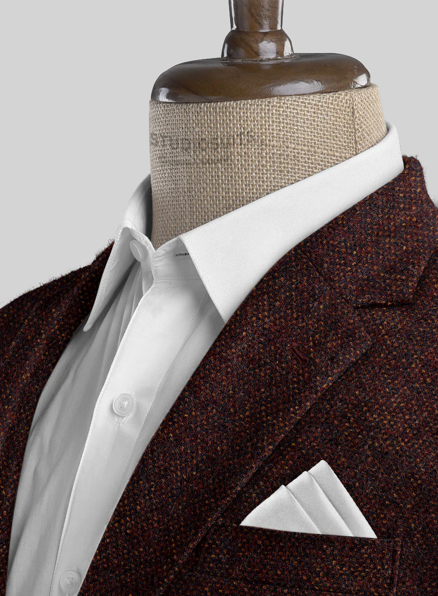 Highlander Heavy Wine Bedford Tweed Suit - Image 4
