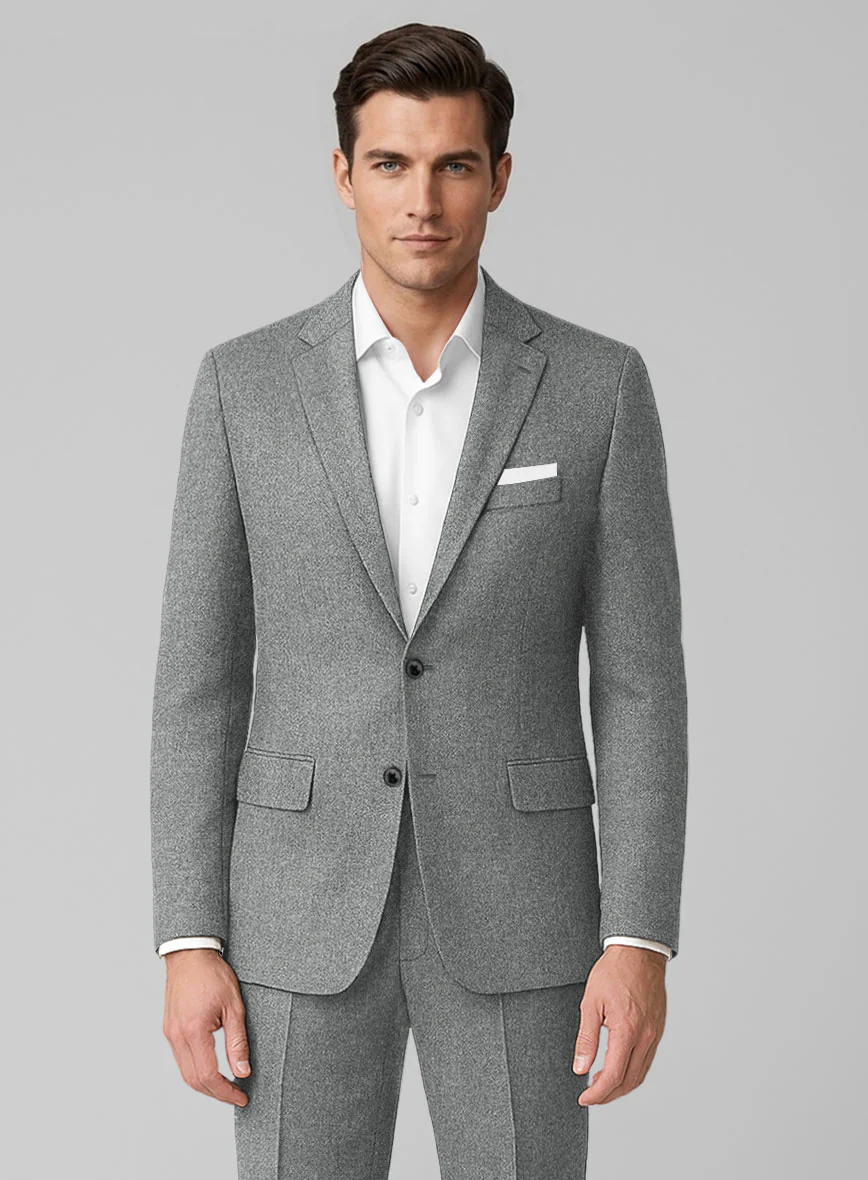 Highlander Light Gray Tweed Jacket - Image 2