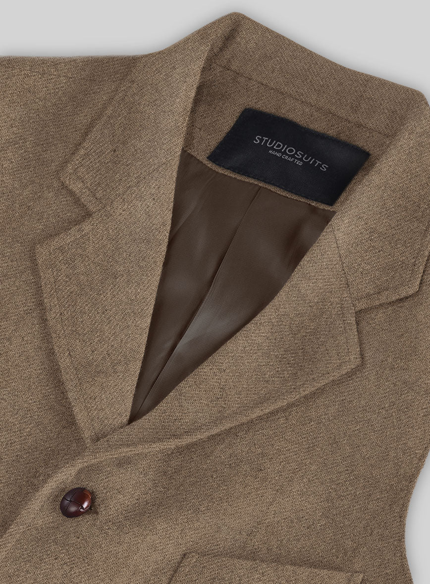 Highlander Light Tobacco Tweed Hunting Vest - Image 4