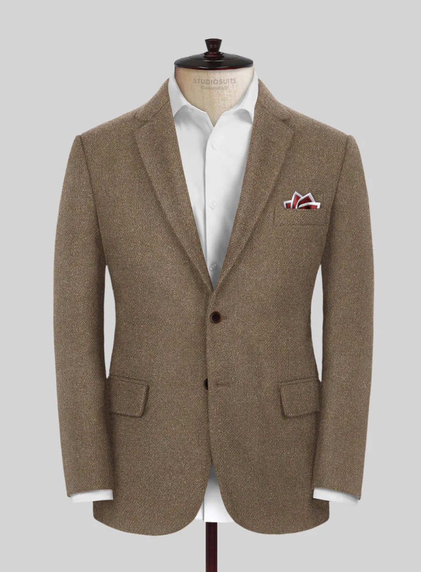 Highlander Light Tobacco Tweed Suit - Image 3