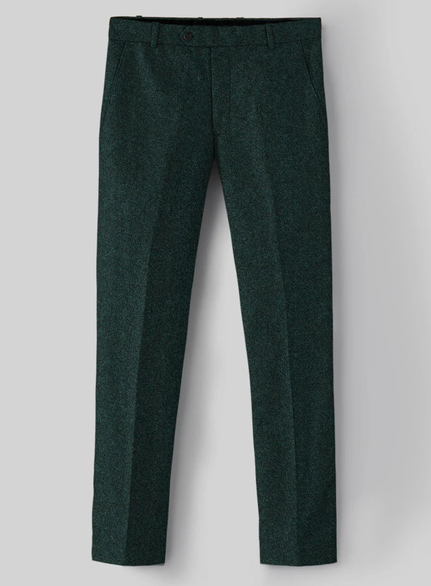Highlander Melange Green Tweed Pants - Image 2