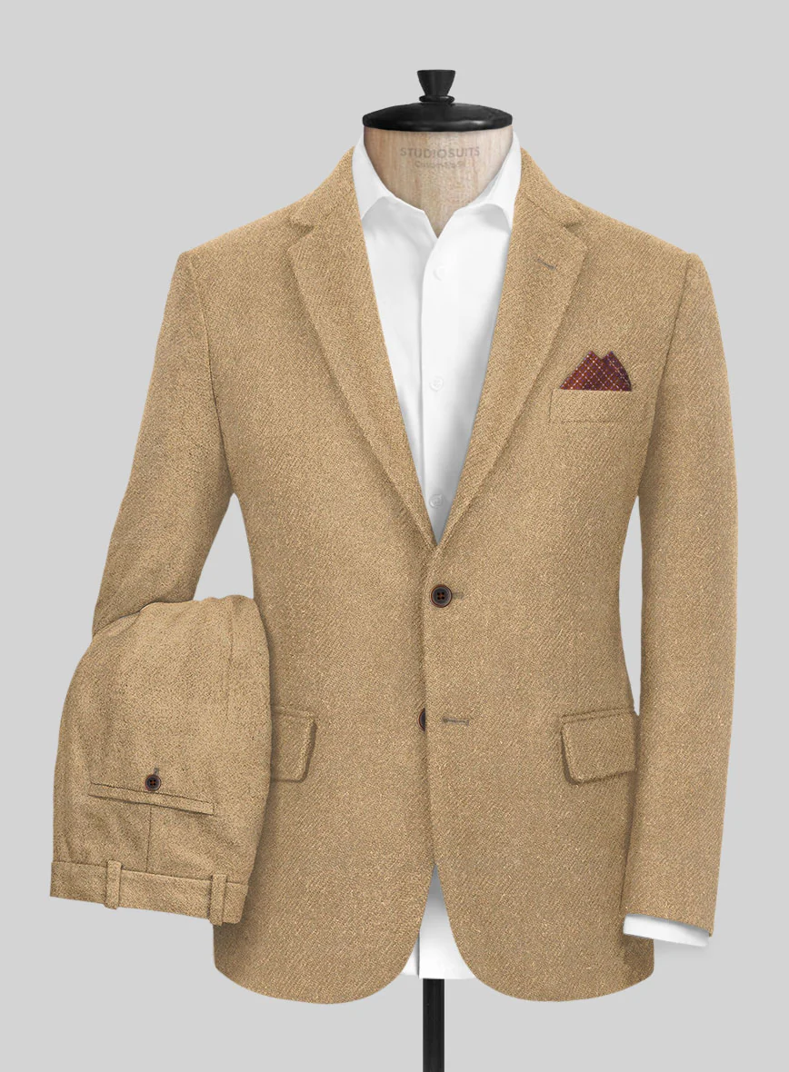Highlander Sahara Beige Tweed Suit - Image 2