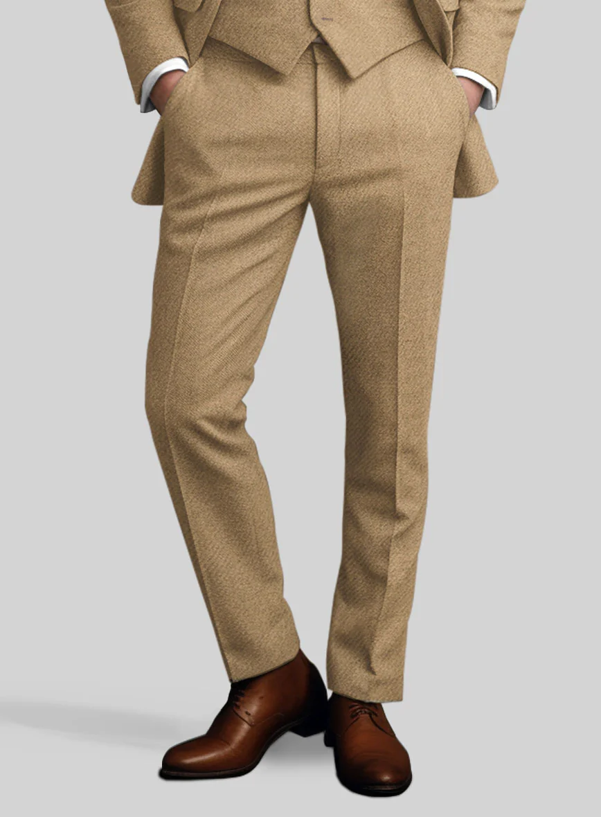 Highlander Sahara Beige Tweed Suit - Image 6