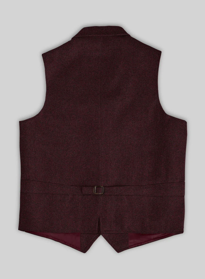 Highlander Sangria Tweed Hunting Vest - Image 3