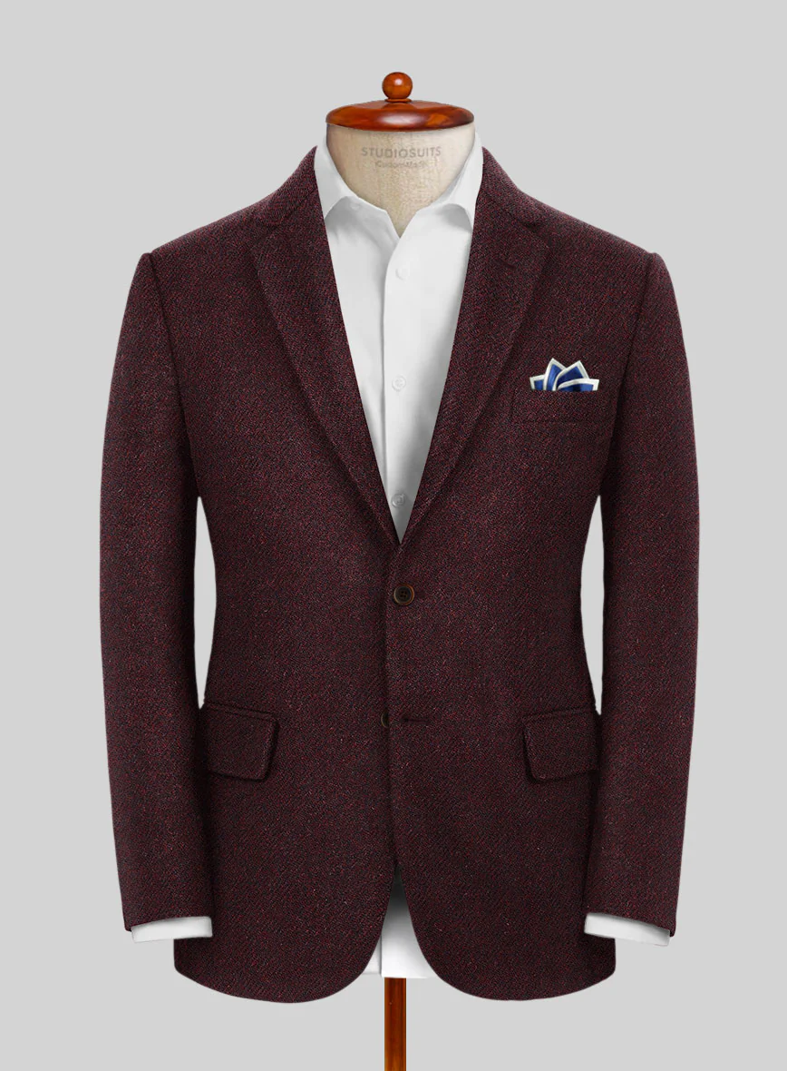 Highlander Sangria Tweed Suit - Image 3