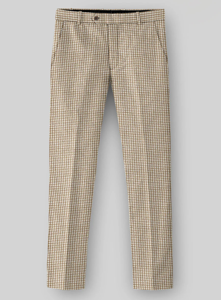 Houndstooth Beige Tweed Suit - Image 5