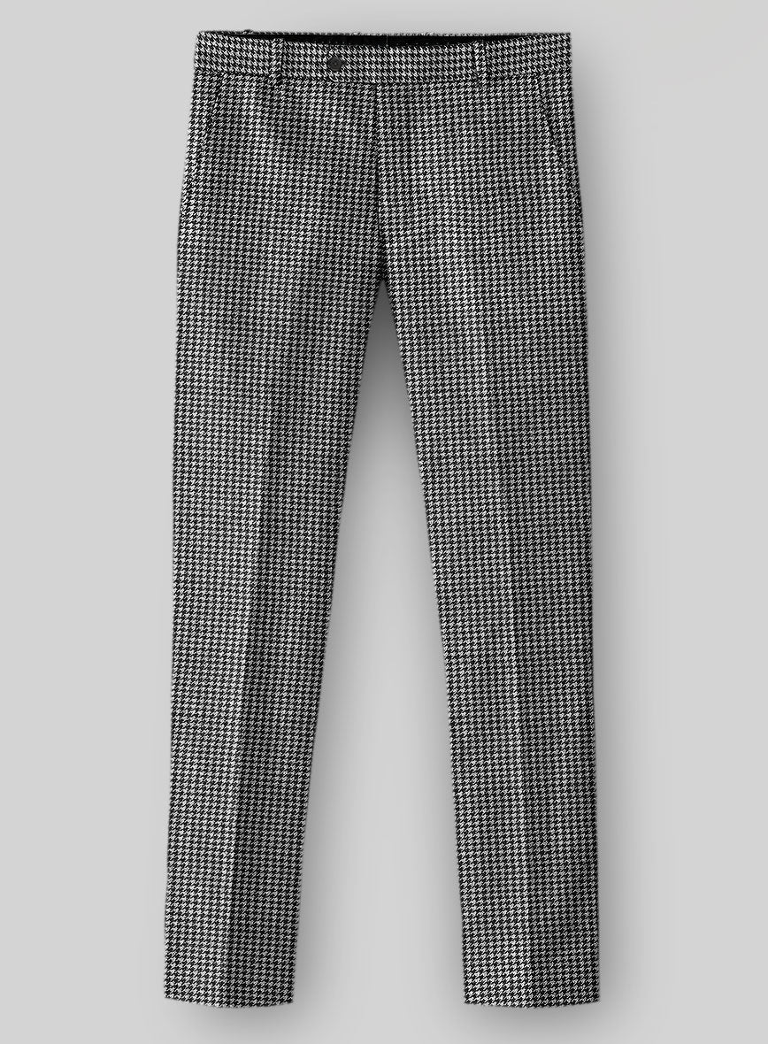 Houndstooth Black Tweed Suit - Image 6
